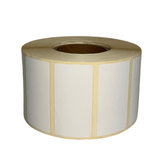 Etichete termice autoadezive, 55×25 mm, 1000 Etichete/Rola